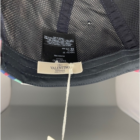 Authentic Valentino Multicolor Monogram Hat BEAUTIFUL Condition Gently Worn - Picture 11 of 14